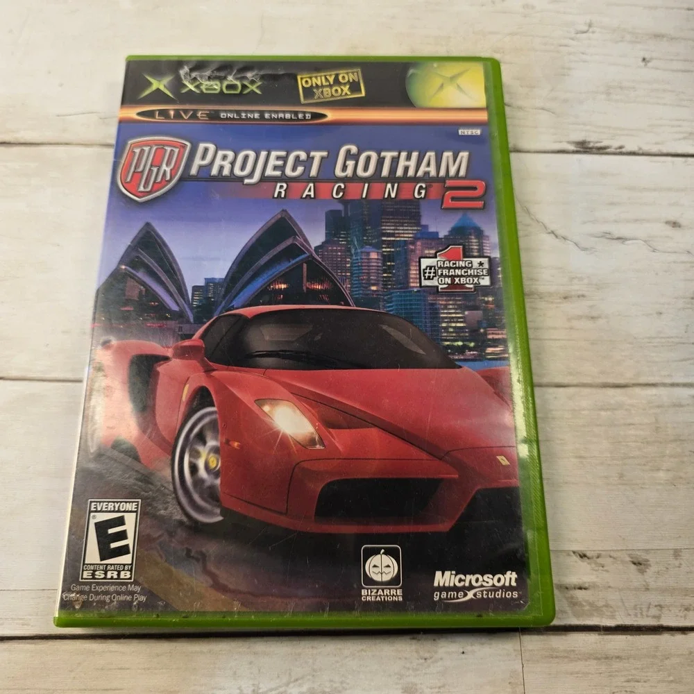 Project Gotham Racing 2 Microsoft Xbox Original PGR2 Racing Game NTSC E Rated